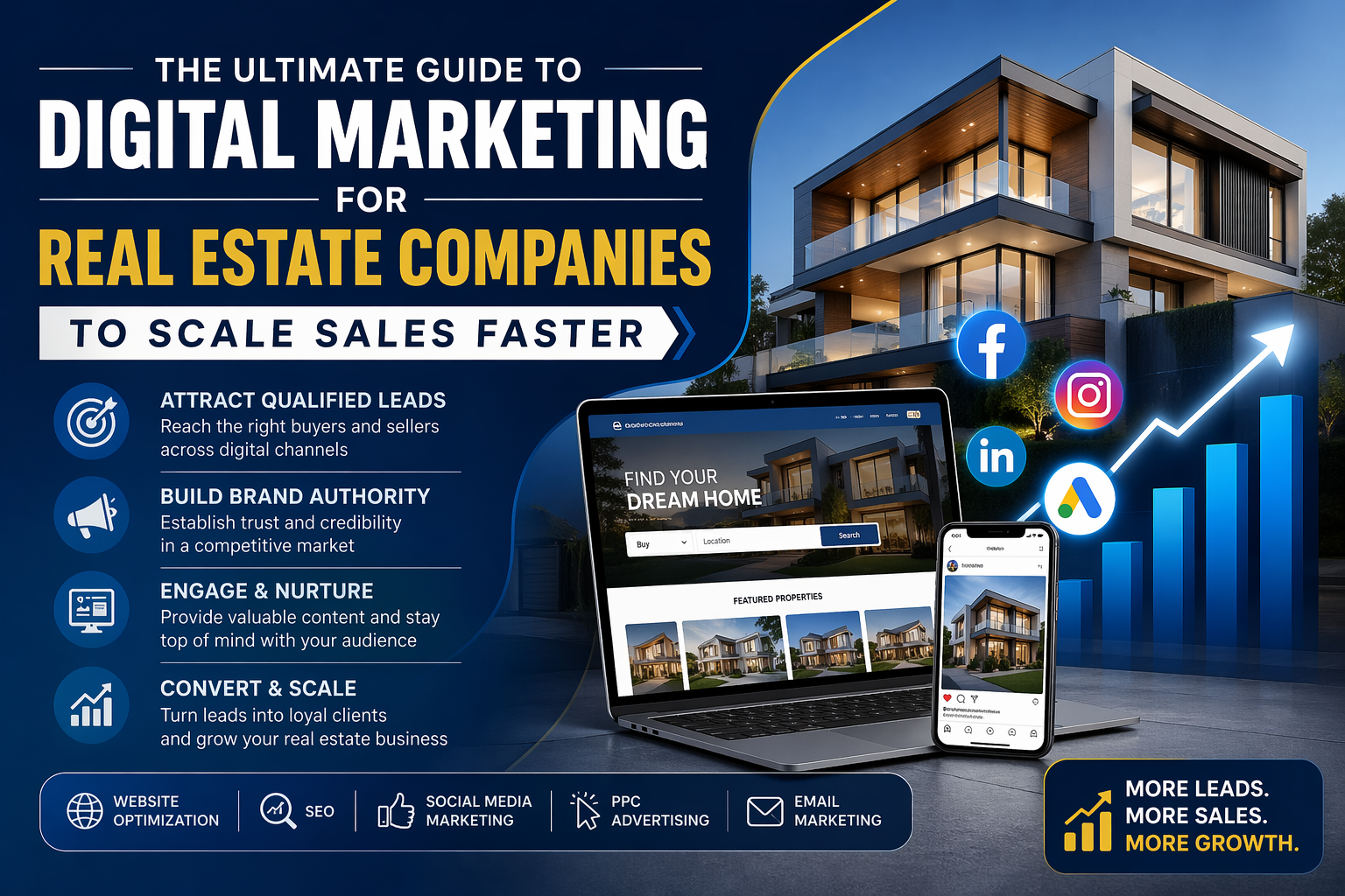 The Ultimate Guide to Digital Marketing for Real Estate Companies to Scale Sales Faster